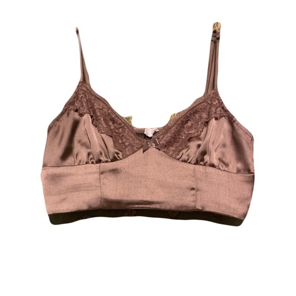 Garage Tops - Garage Cropped Satin Tank Top Size Small